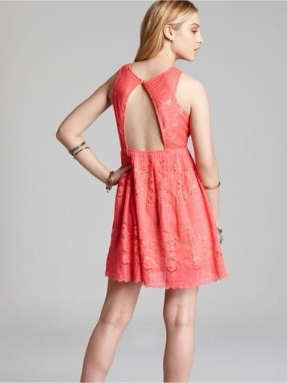 FREE PEOPLE Lace Rocco Mini Dress - Picture 3 of 14